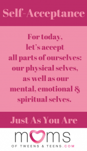 moms accept yourself
