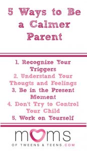 how to be calm when you fight with your teen