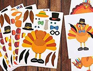 thanksgiving stickers for kids