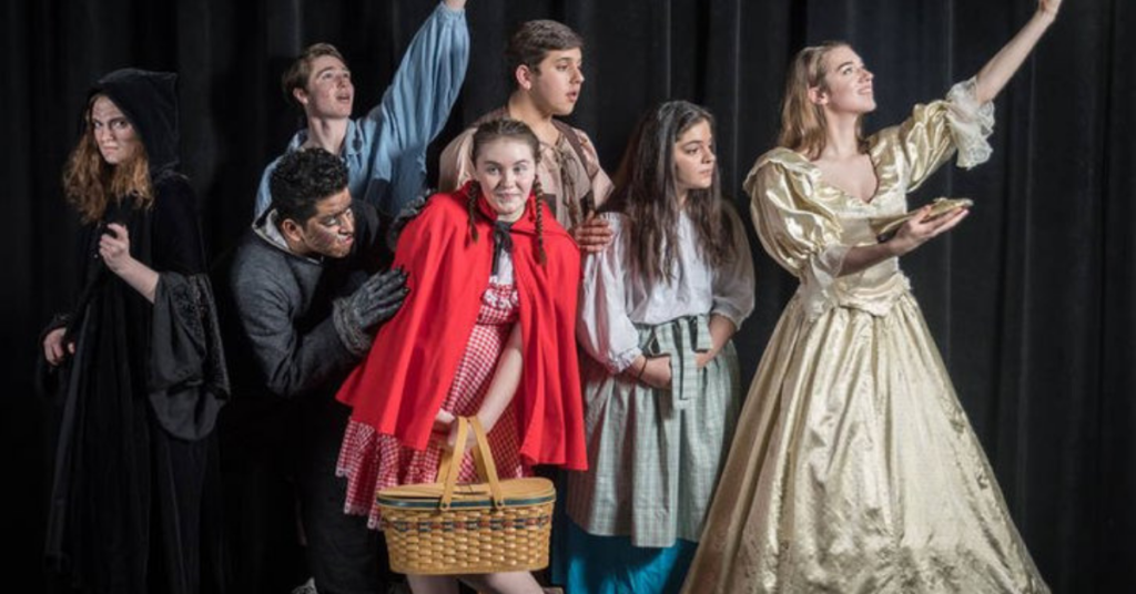 watching child in school play