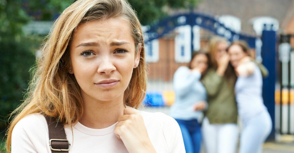 girl being bullied