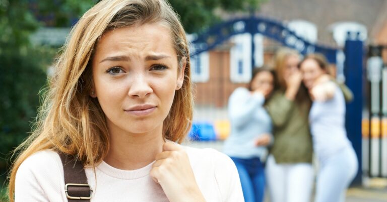 girl being bullied