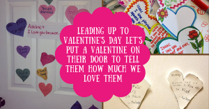 valentine's day hearts on doors