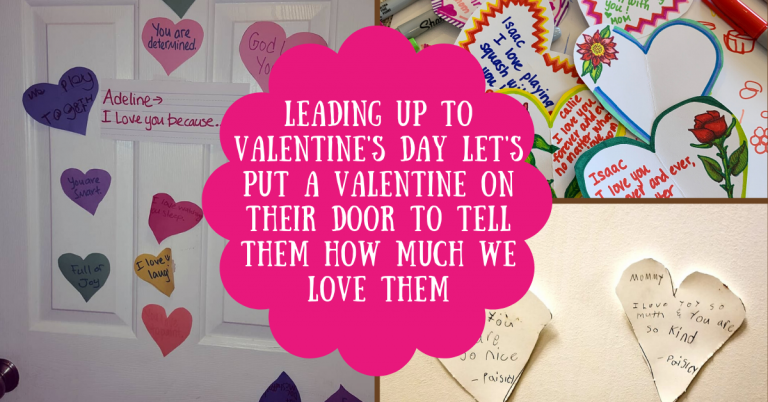 valentine's day hearts on doors