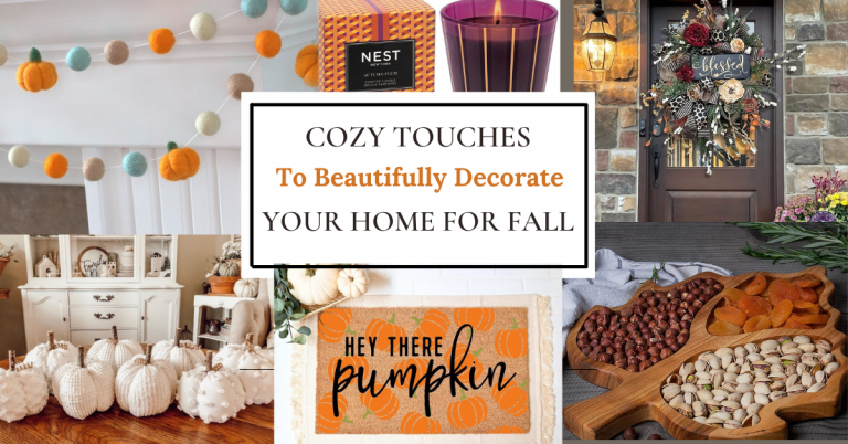 Cozy Touches To Beautifully Decorate Your Home For Fall