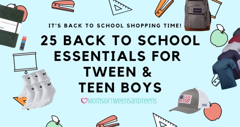 25 Back to School Essentials for Tween and Teen Boys