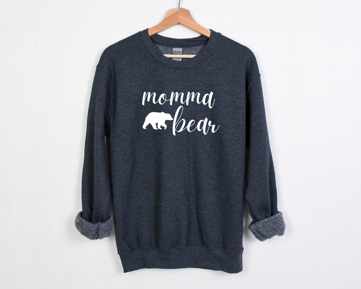 Momma Bear Unisex Crew Neck Sweatshirt - Image 4