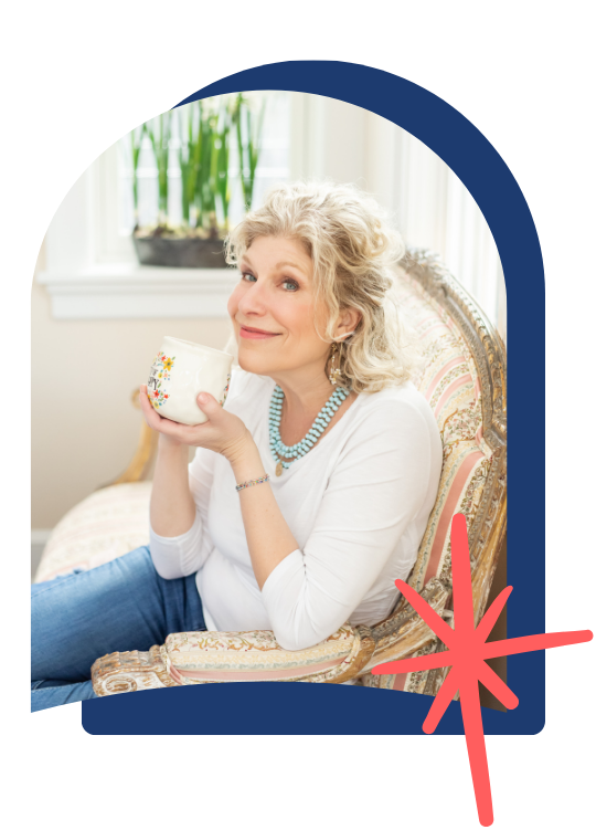 home page sheryl with dark blue