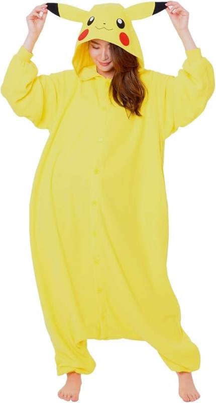 Pikachu onesie Halloween costume for tweens and teens